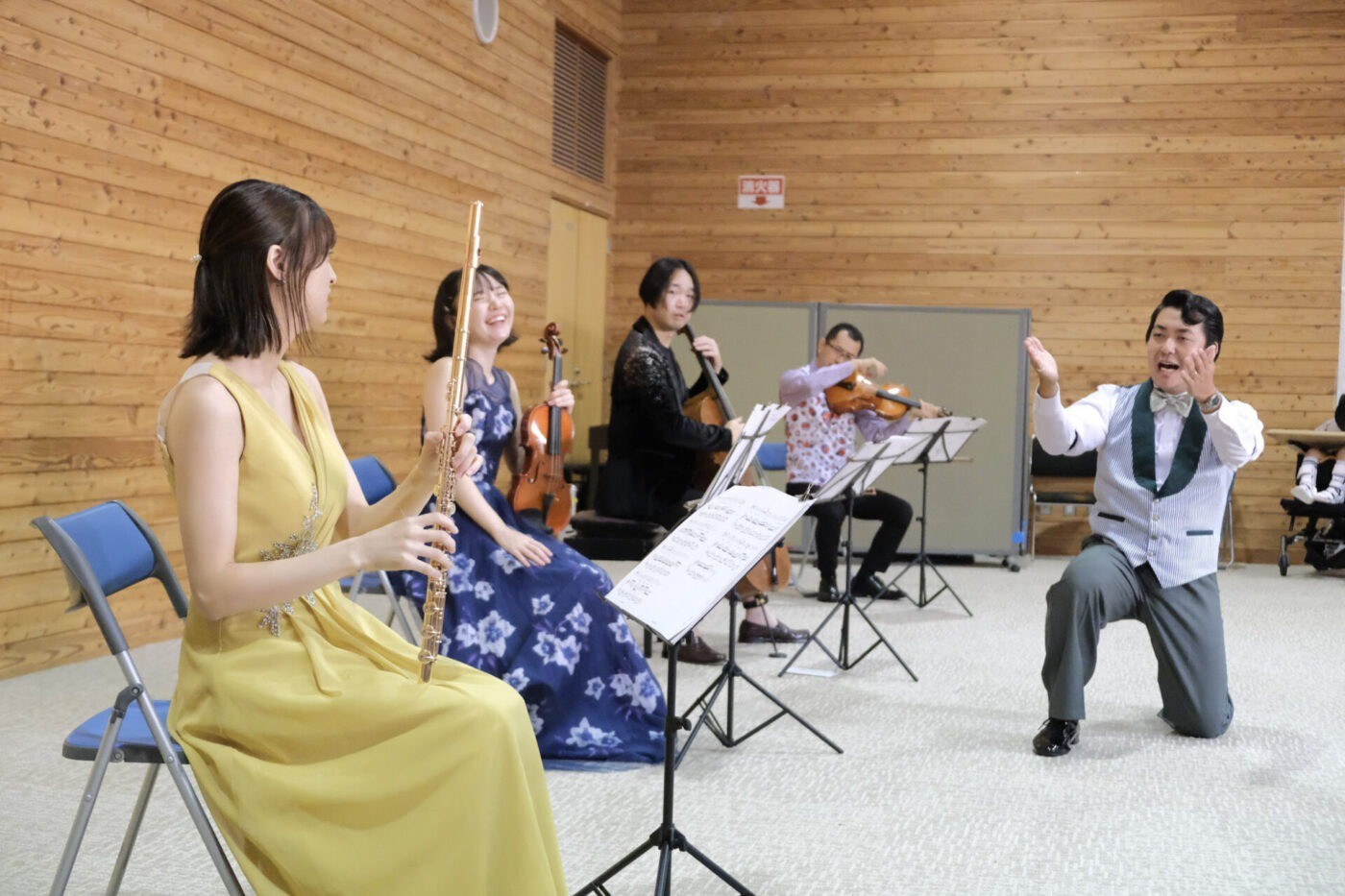長野県稲荷山養護学校でコンサートをお届けしました（長野県千曲市）