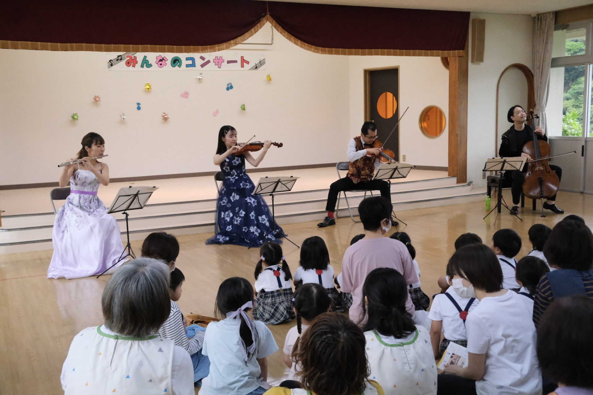 江迎児童クラブにコンサートをお届けしました（長崎県佐世保市）