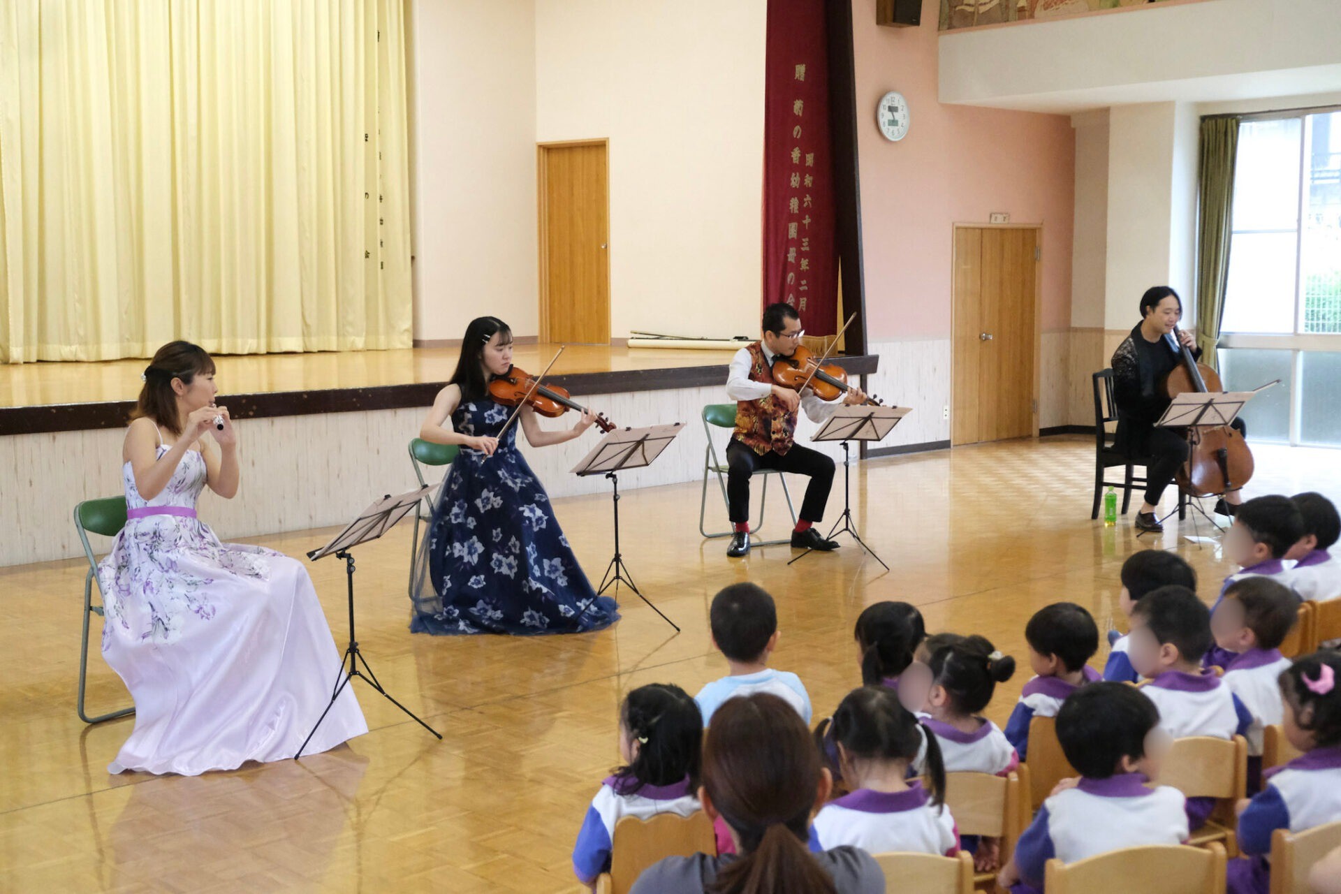 菊の香幼稚園にコンサートをお届けしました（長崎県佐世保市）