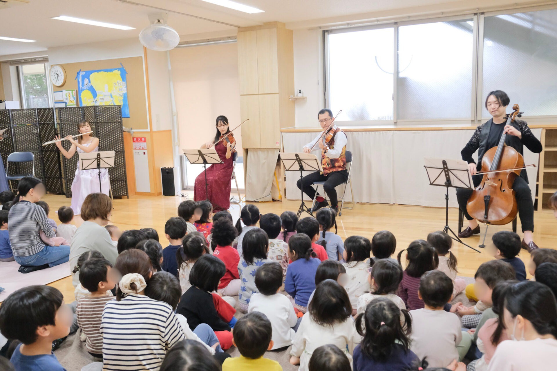 練馬区立豊玉保育園にコンサートをお届けしました（東京都練馬区）
