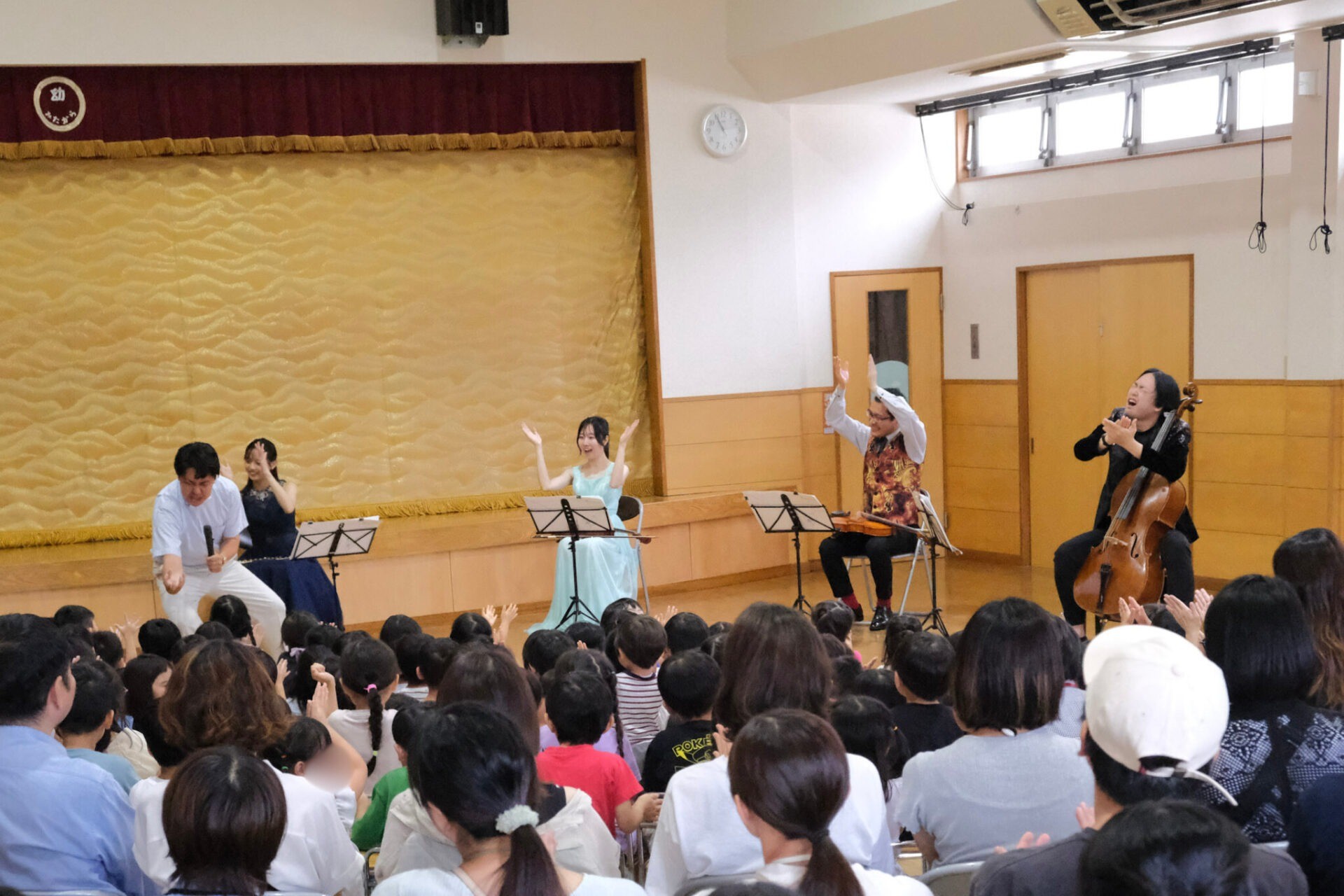 みたから幼稚園にコンサートをお届けしました（東京都立川市）