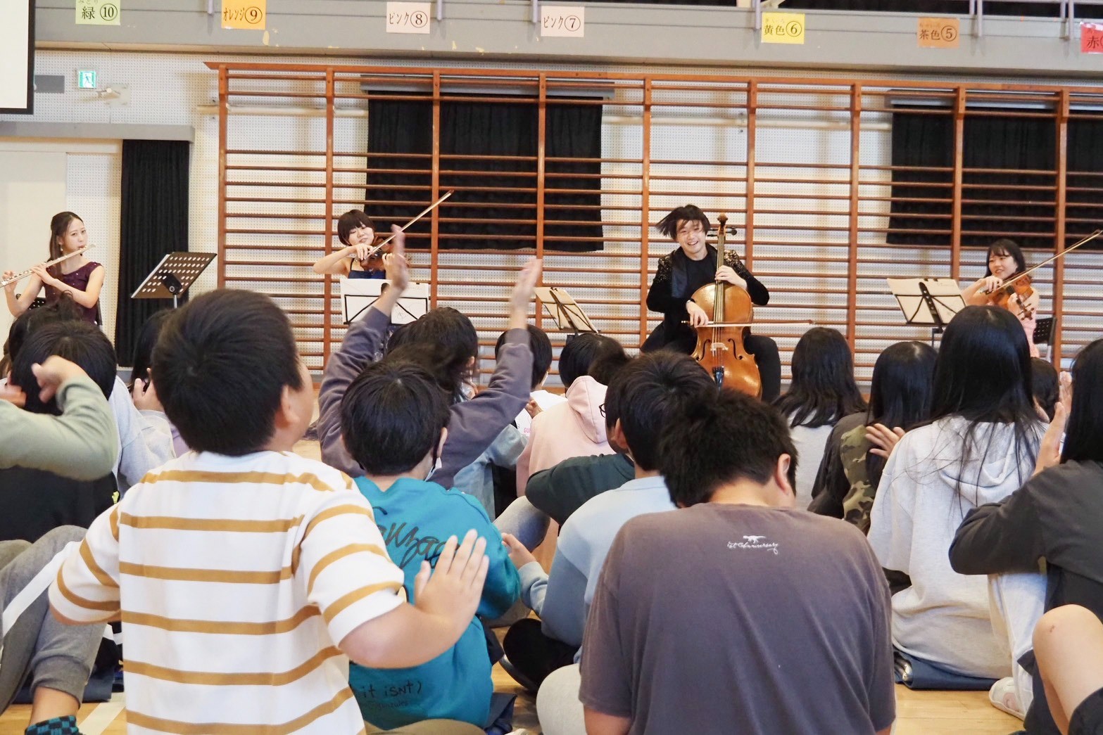 東久留米市立第十小学校でコンサートをお届けしました（東京都東久留米市）