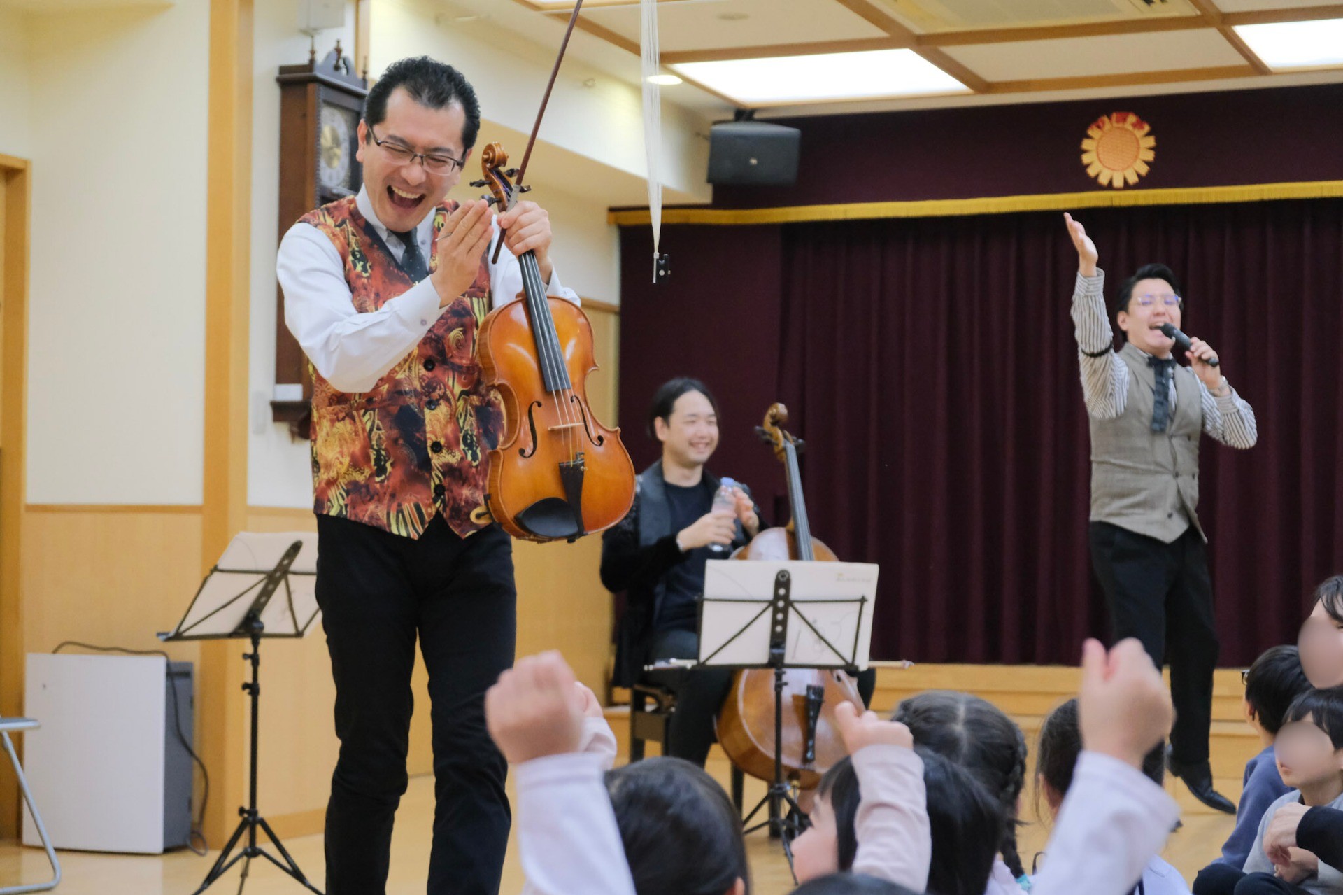 つぼみ保育園にコンサートをお届けしました（東京都江戸川区）