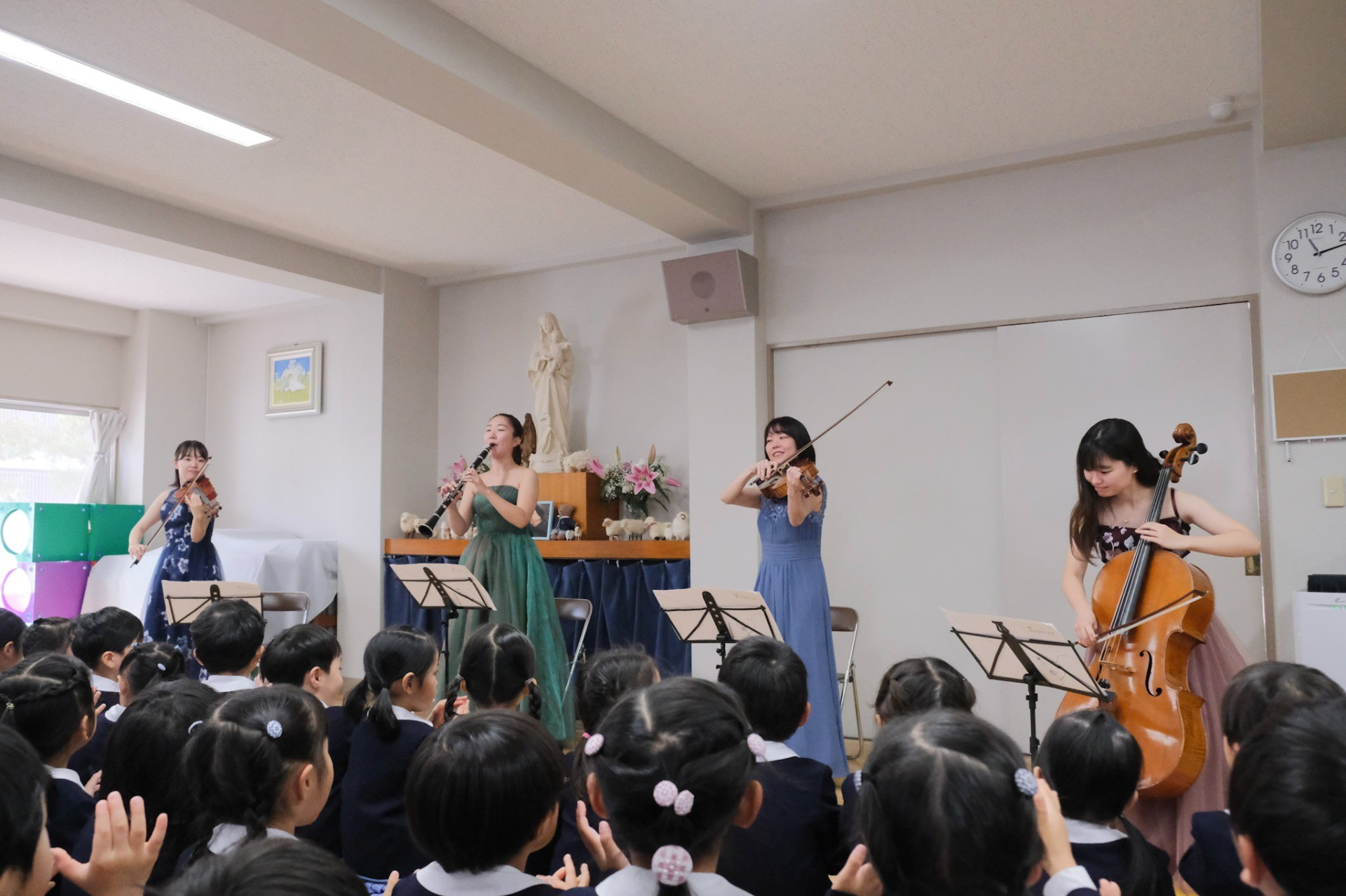 枝光会附属幼稚園にコンサートをお届けしました（東京都港区）
