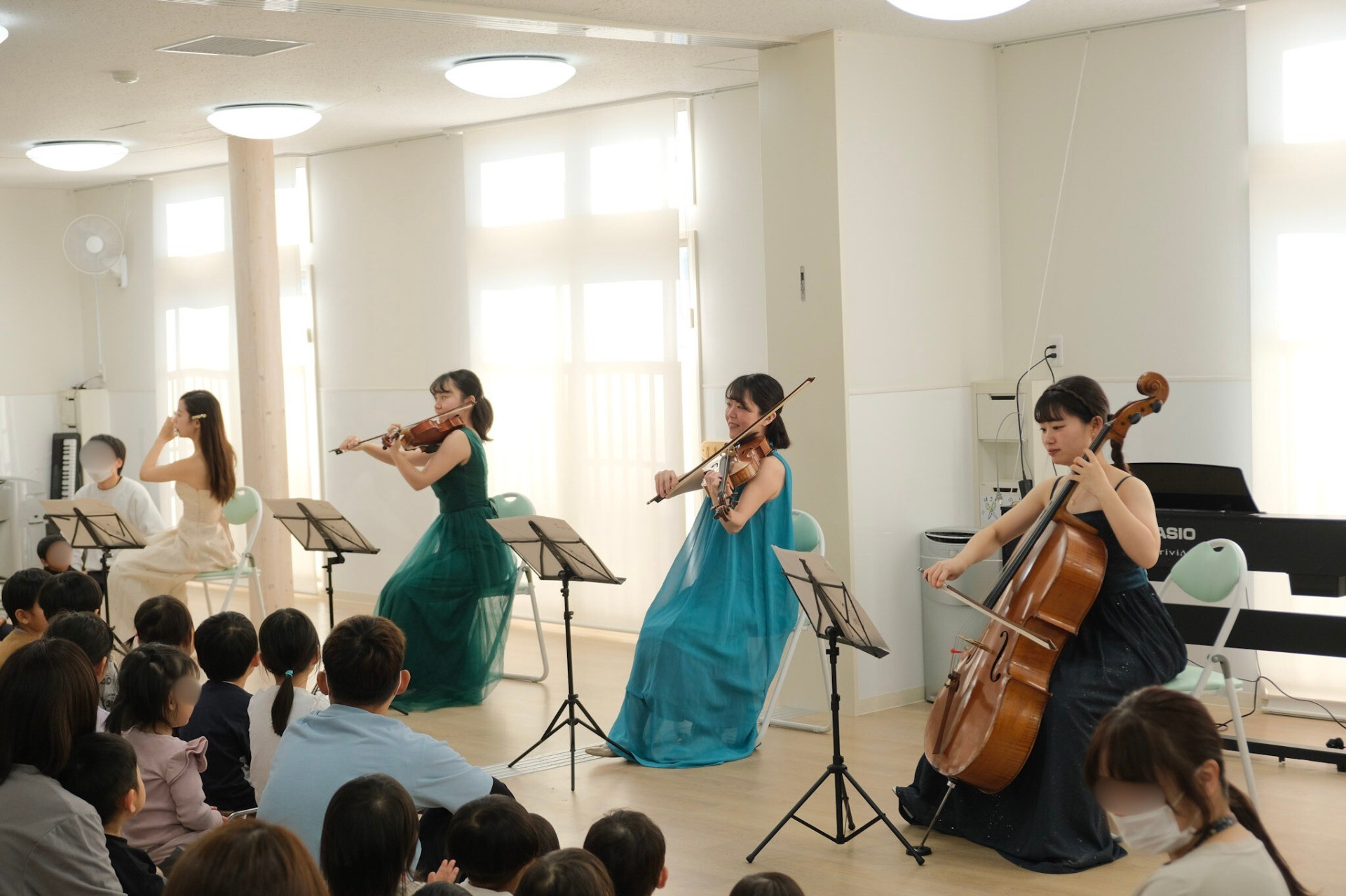 西亀有三丁目保育園にコンサートをお届けしました（東京都葛飾区）