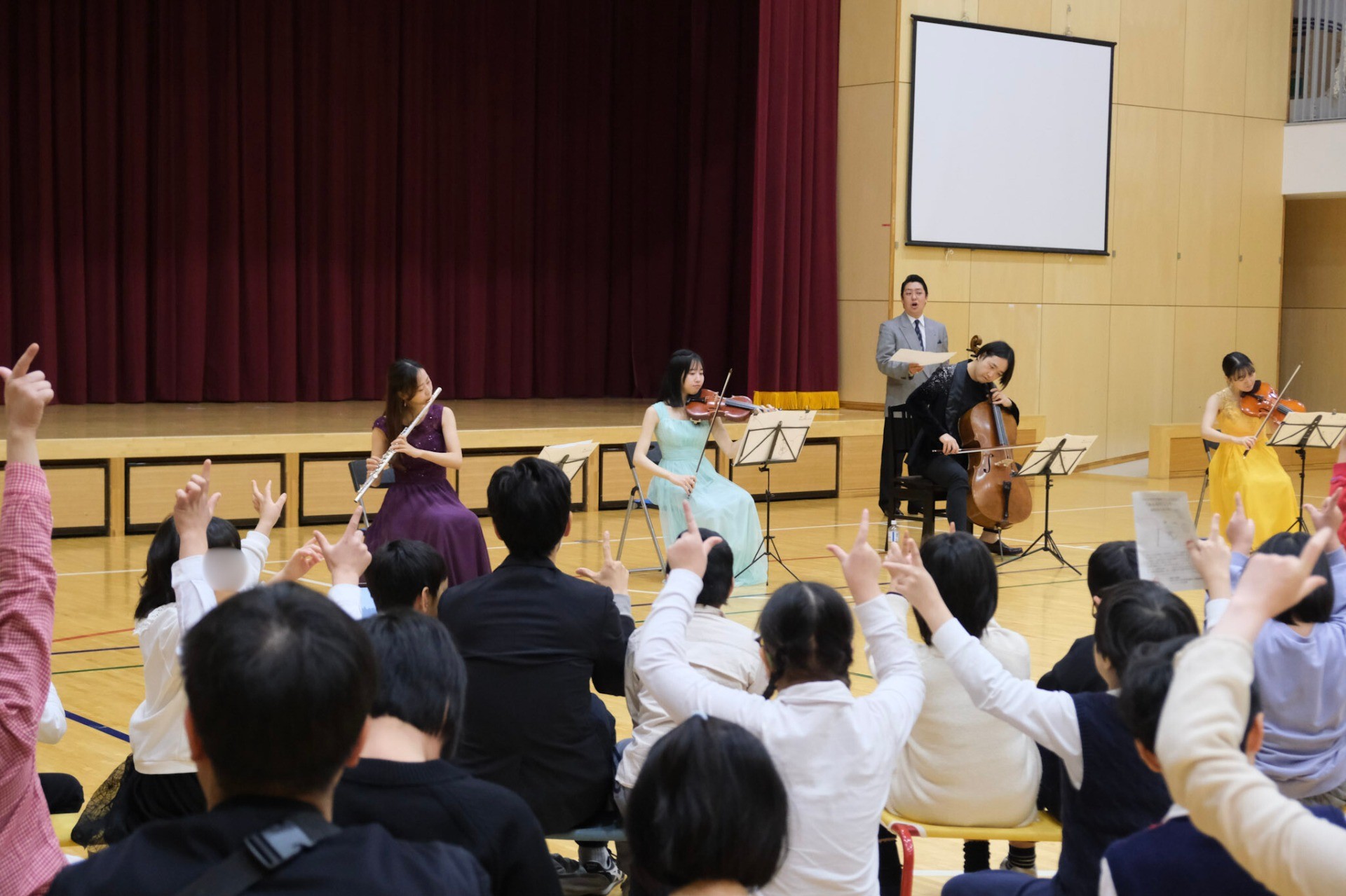 都立城東特別支援学校でコンサートをお届けしました（東京都江東区）