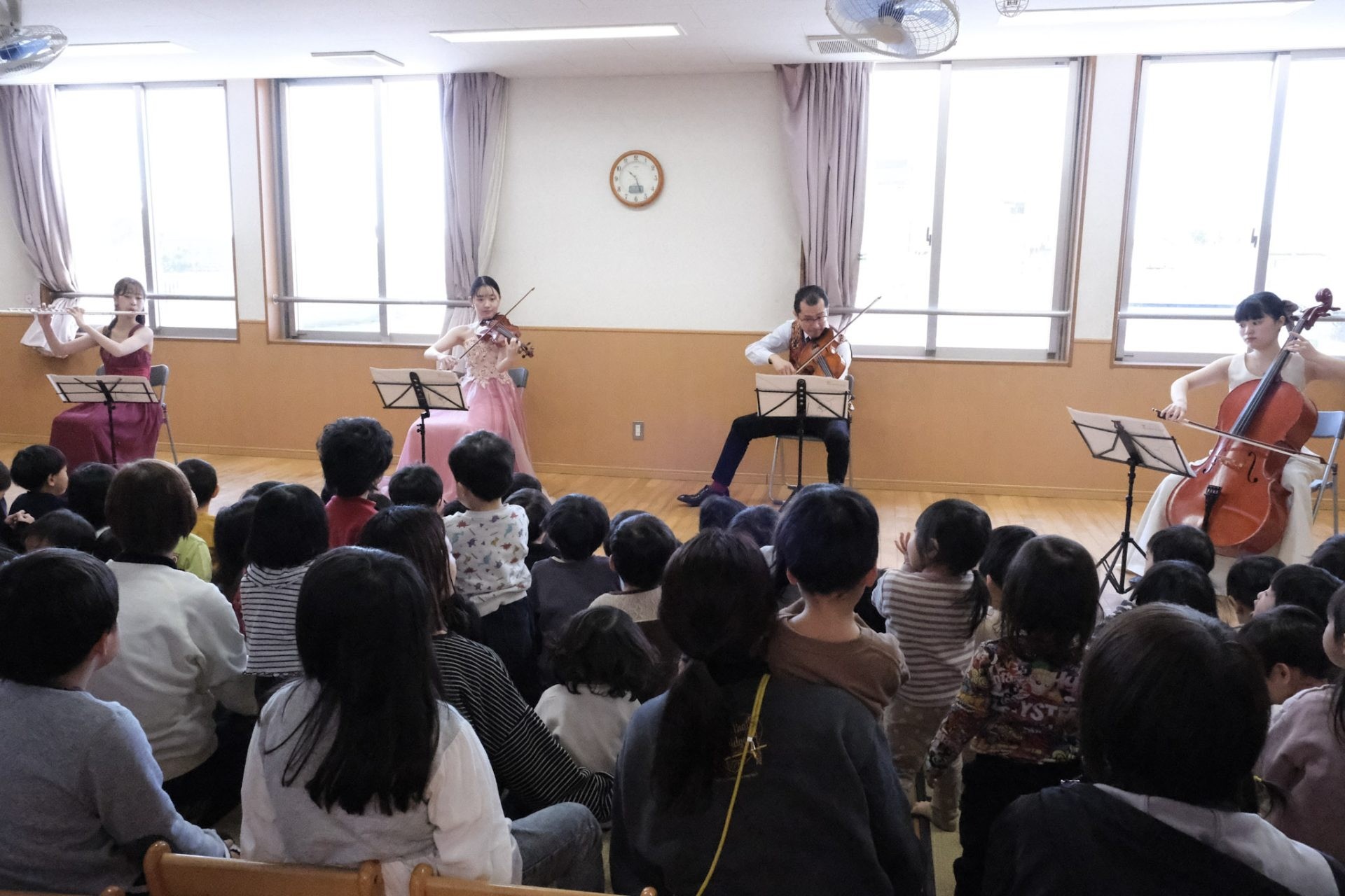 東久留米市立上の原さくら保育園にコンサートをお届けしました（東京都東久留米市）