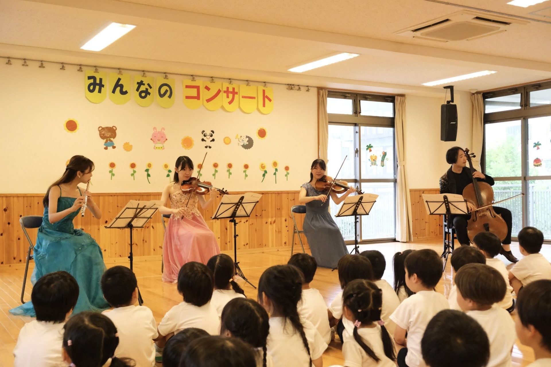 横浜三輪幼稚園にコンサートをお届けしました（神奈川県横浜市）