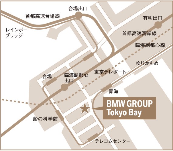 BMW GROUP Tokyo Bay MAP